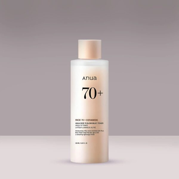 [Anua] RICE 70 GLOW MILKY TONER 250ml - Enrapturecosmetics