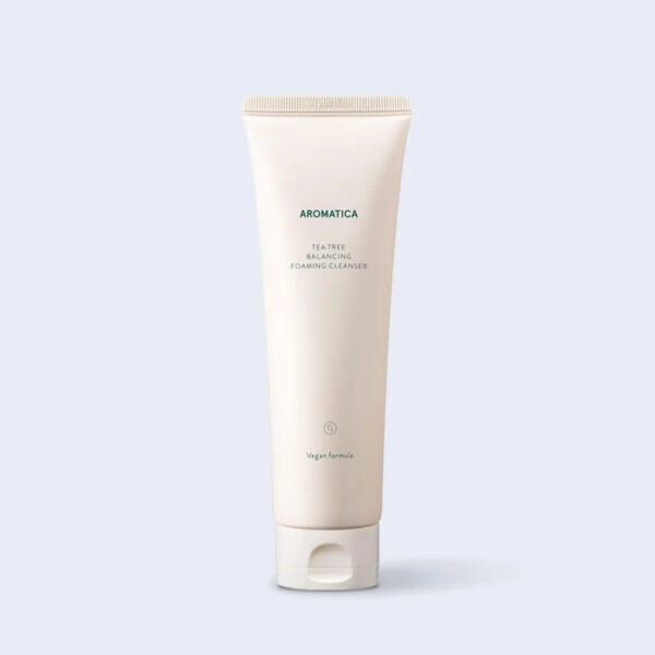 [Aromatica] Tea Tree Balancing Foaming Cleanser 180ml - Enrapturecosmetics