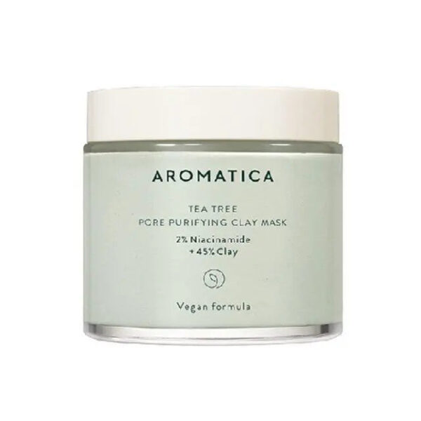 [Aromatica] Tea tree Pore Purifying Clay Mask 120g - Enrapturecosmetics