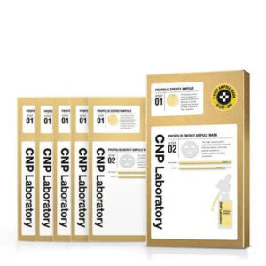 [CNP Laboratory] 2-Step Propolis Energy Ampule Mask (5 Sheets) - Enrapturecosmetics