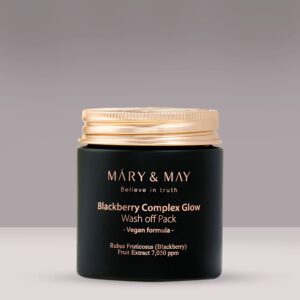 [MARY&MAY] Blackberry Complex Glow Wash off Pack 125g MARY&MAY