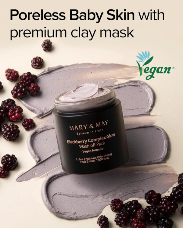 [MARY&MAY] Blackberry Complex Glow Wash off Pack 125g MARY&MAY