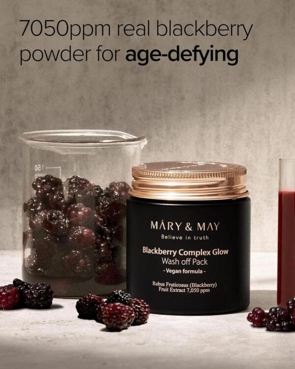[MARY&MAY] Blackberry Complex Glow Wash off Pack 125g MARY&MAY
