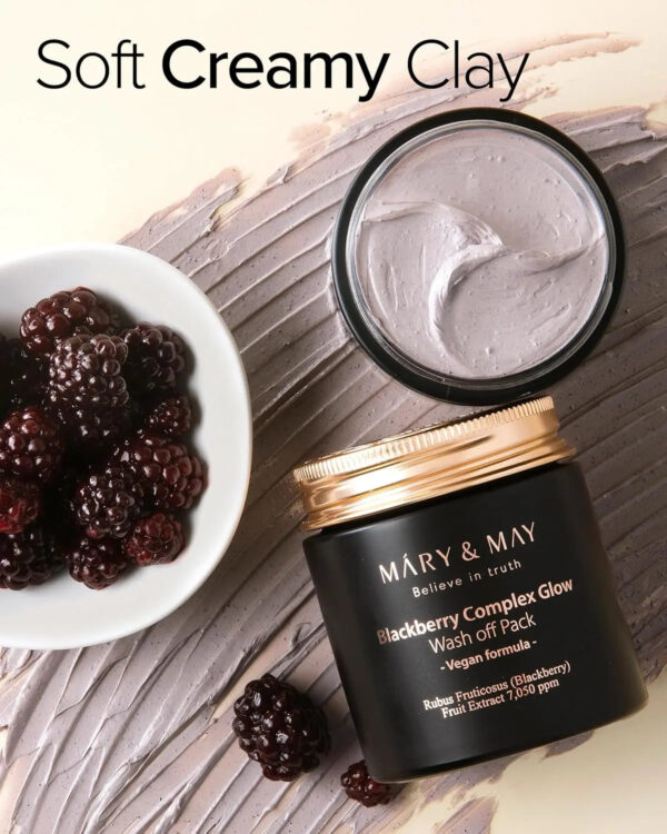 [MARY&MAY] Blackberry Complex Glow Wash off Pack 125g MARY&MAY