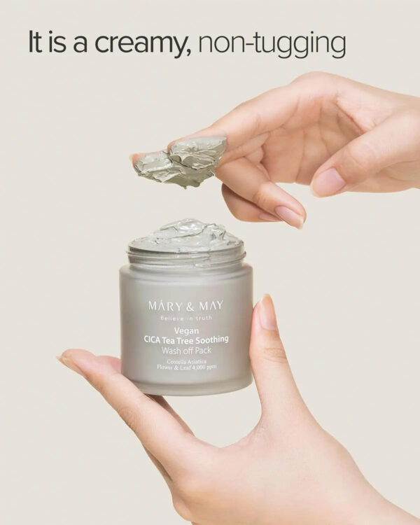 [MARY&MAY] Cica Tea Tree Soothing Vegan Wash Off Mask Pack 125g MARY&MAY