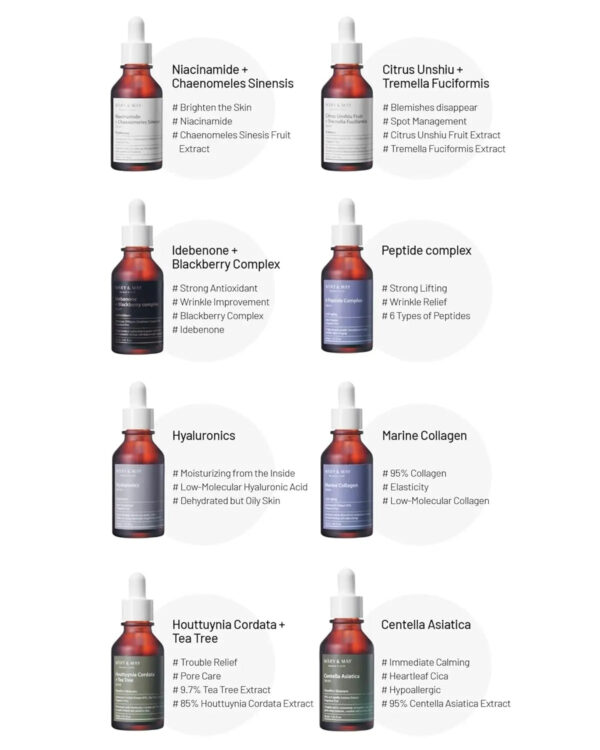 [MARY&MAY] Houttuynia Cordata +Tea Tree Serum - 30ml MARY&MAY