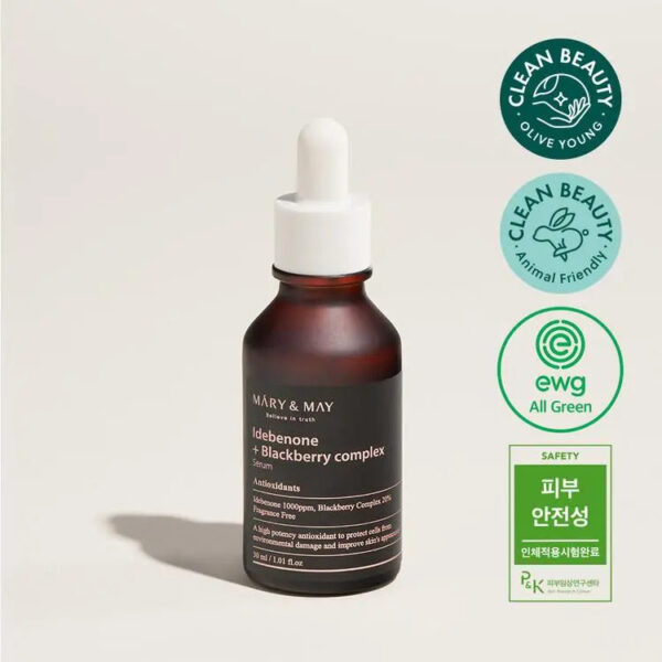 [MARY&MAY] Idebenone + Blackberry Complex Serum - 30ml - Enrapturecosmetics