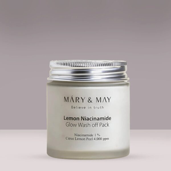 [MARY&MAY] Lemon Niacinamide Glow Wash Off Pack 125g - Enrapturecosmetics