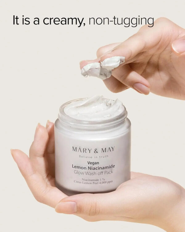 [MARY&MAY] Lemon Niacinamide Glow Wash Off Pack 125g - Enrapturecosmetics