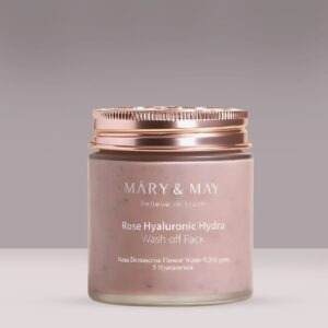 [MARY&MAY] Rose Hyaluronic Hydra Wash Off Pack 125g MARY&MAY