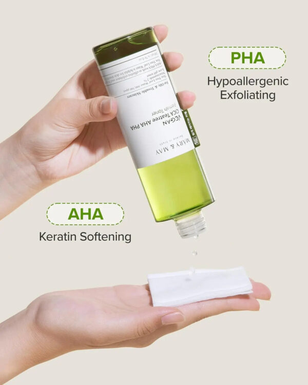 [MARY&MAY] Vegan CICA Tea Tree AHA PHA Toner - 200ml MARY&MAY