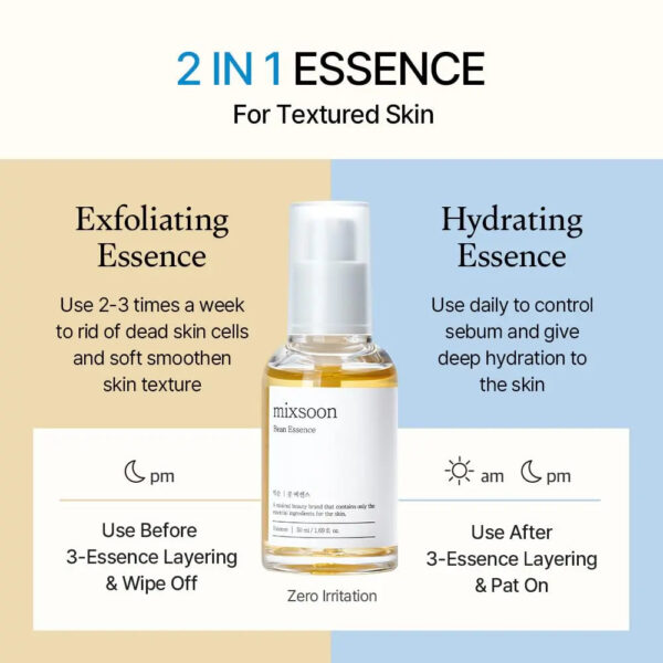 [MIXSOON] Bean Essence 50ml - Enrapturecosmetics