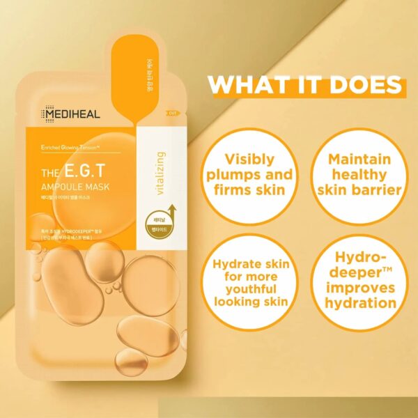 [Mediheal] The E.G.T Nourishing Ampoule Mask 10ea Mediheal