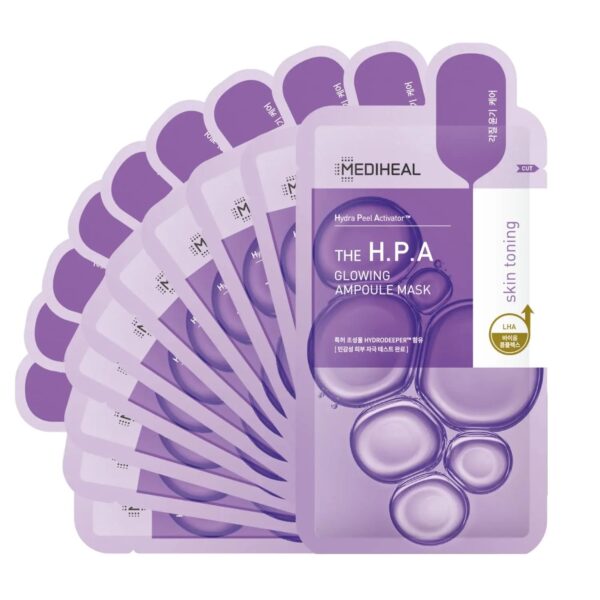 [Mediheal] The H.P.A Glowing Ampoule Mask 10ea Mediheal