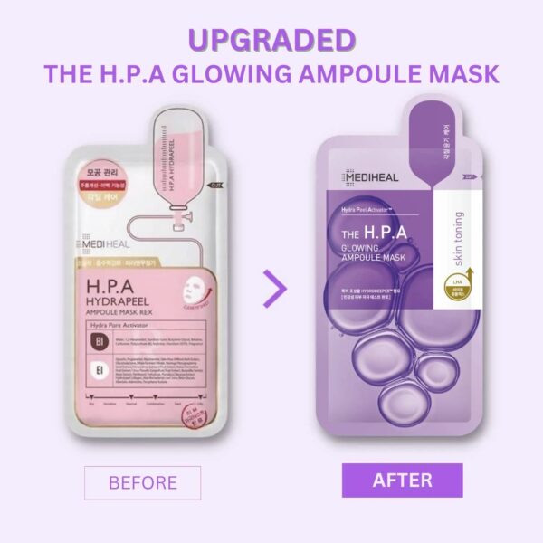 [Mediheal] The H.P.A Glowing Ampoule Mask 10ea Mediheal