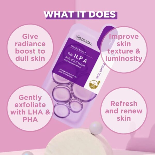 [Mediheal] The H.P.A Glowing Ampoule Mask 10ea Mediheal